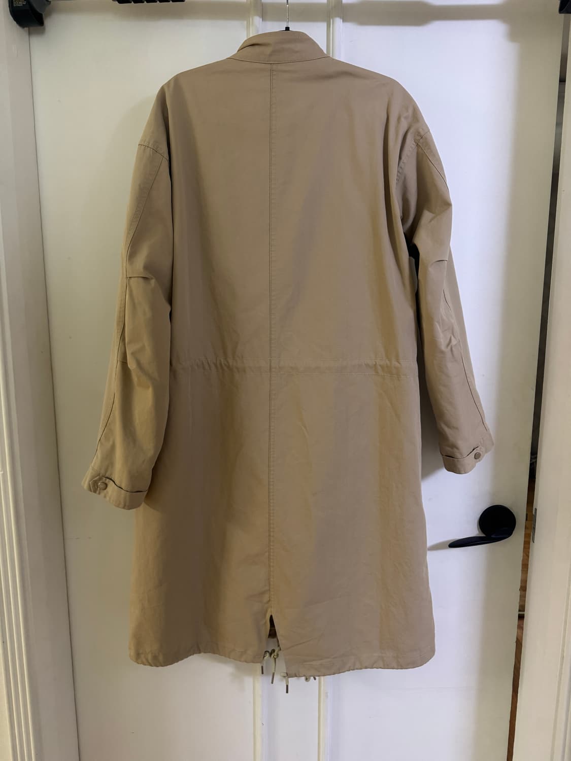 베이지 롱 야상 점퍼 os 상품이미지2