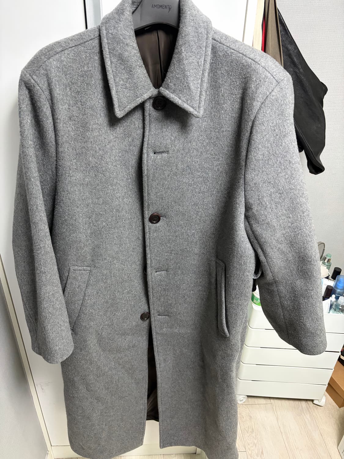 아모멘토 싱글 브레스티드 코트 m 상품이미지1