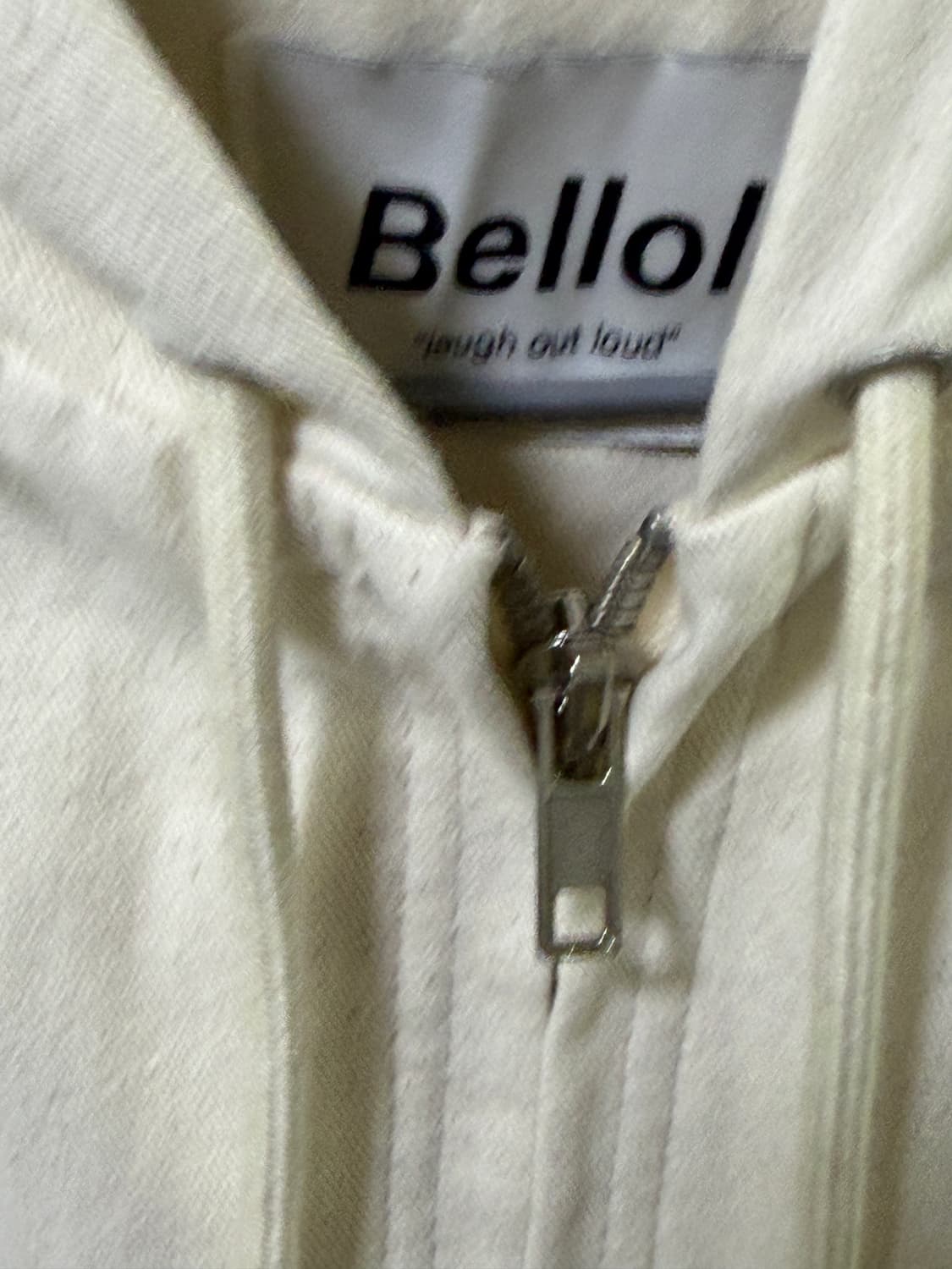 벨로엘 투웨이 오버핏 후드집업 오트밀 상품이미지4