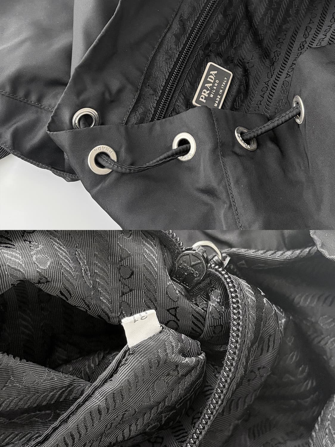 프라다 포코노 백팩 미듐 판매합니다. 상품이미지8