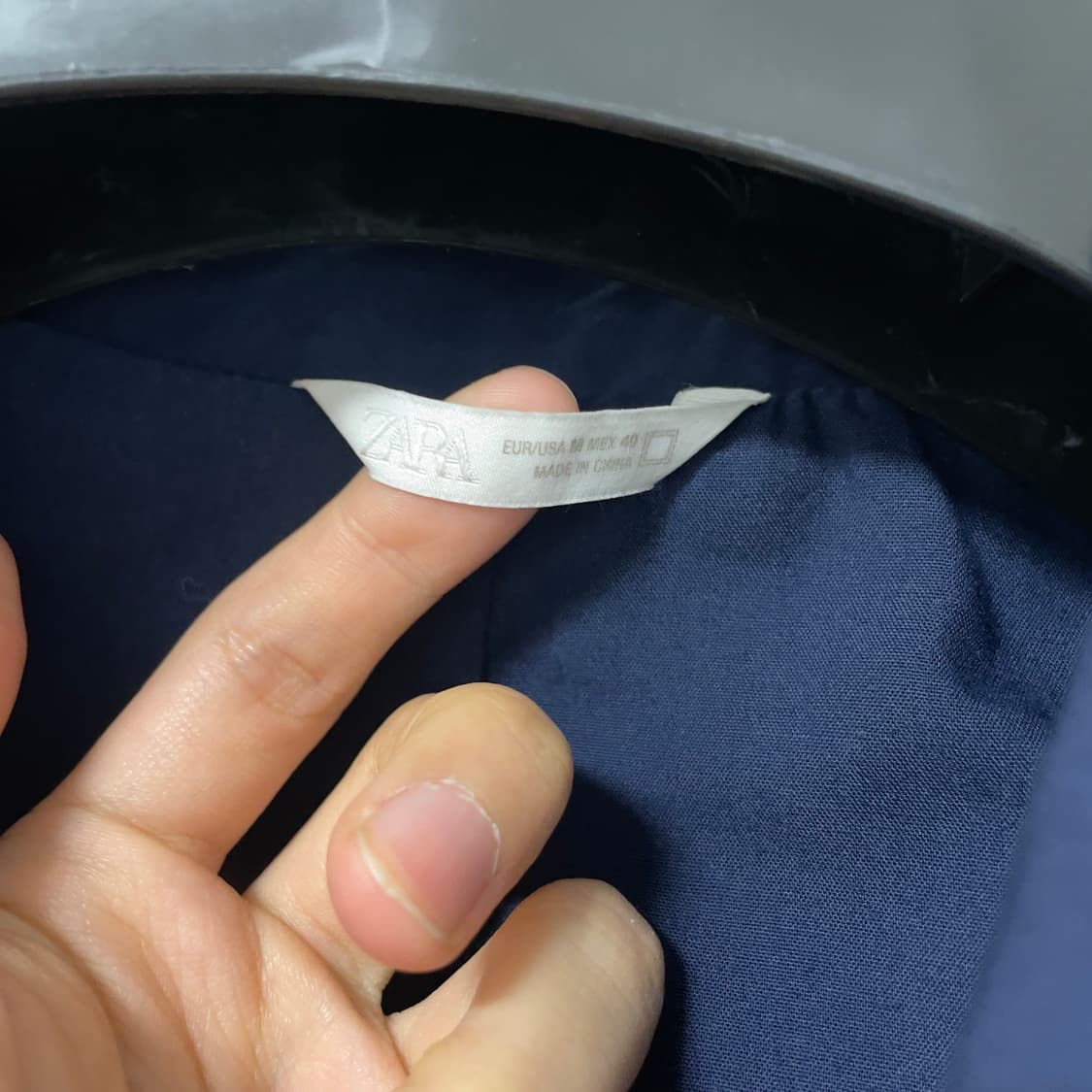 자라 프렌치 블루 레귤러핏 블루종 자켓 상품이미지5