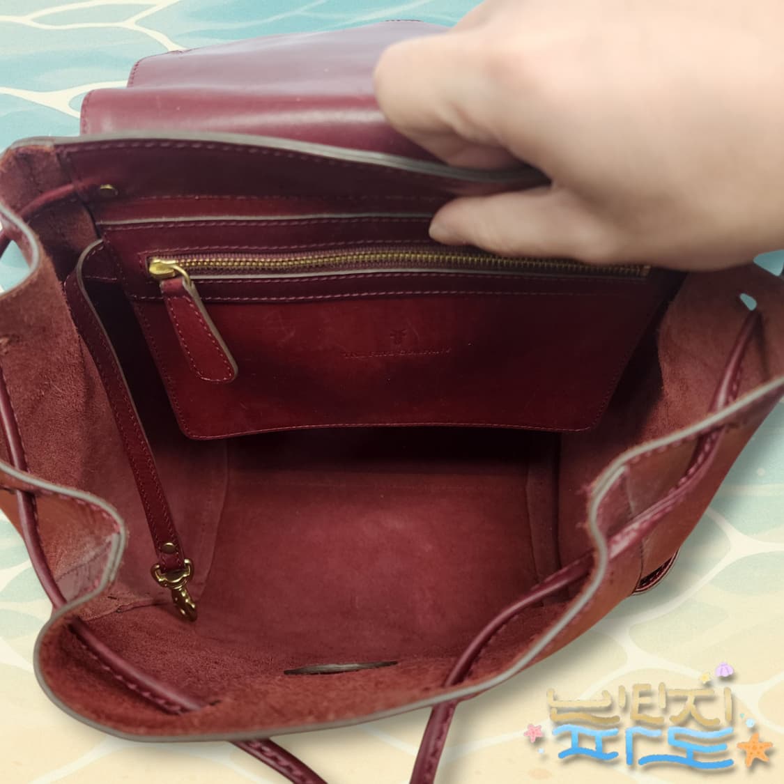  FRYE 올리비아 가죽 백팩 상품이미지8