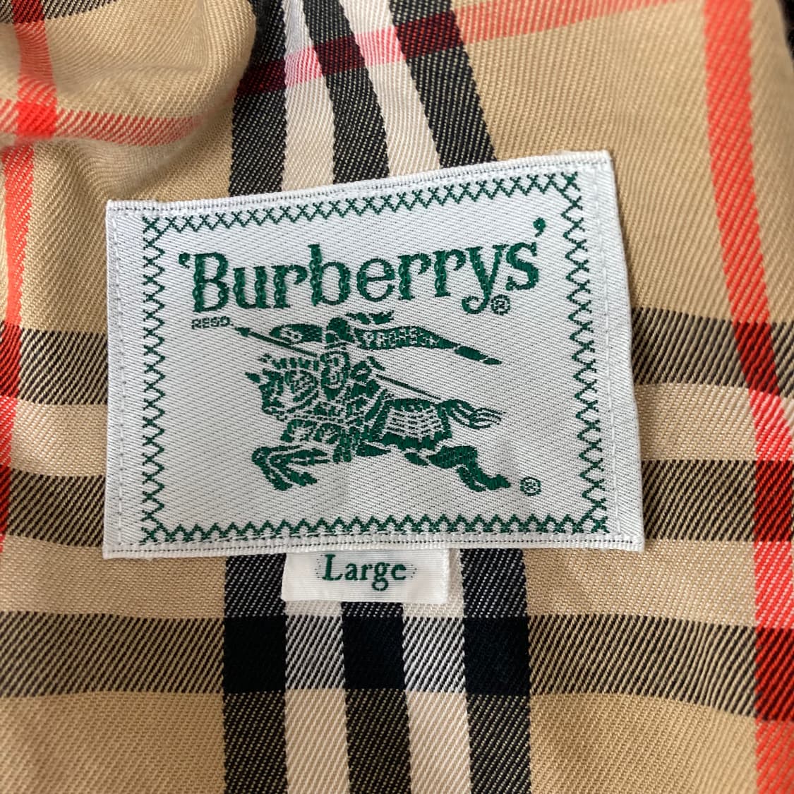 100 버버리 90’s 해링턴 자켓 상품이미지7