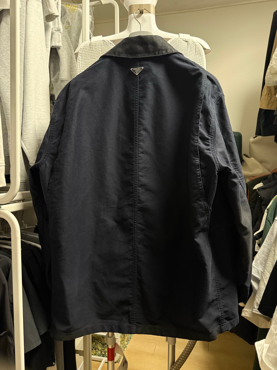 프라다 네이비 몰스킨 초어자켓 S(105-110) 상품이미지4