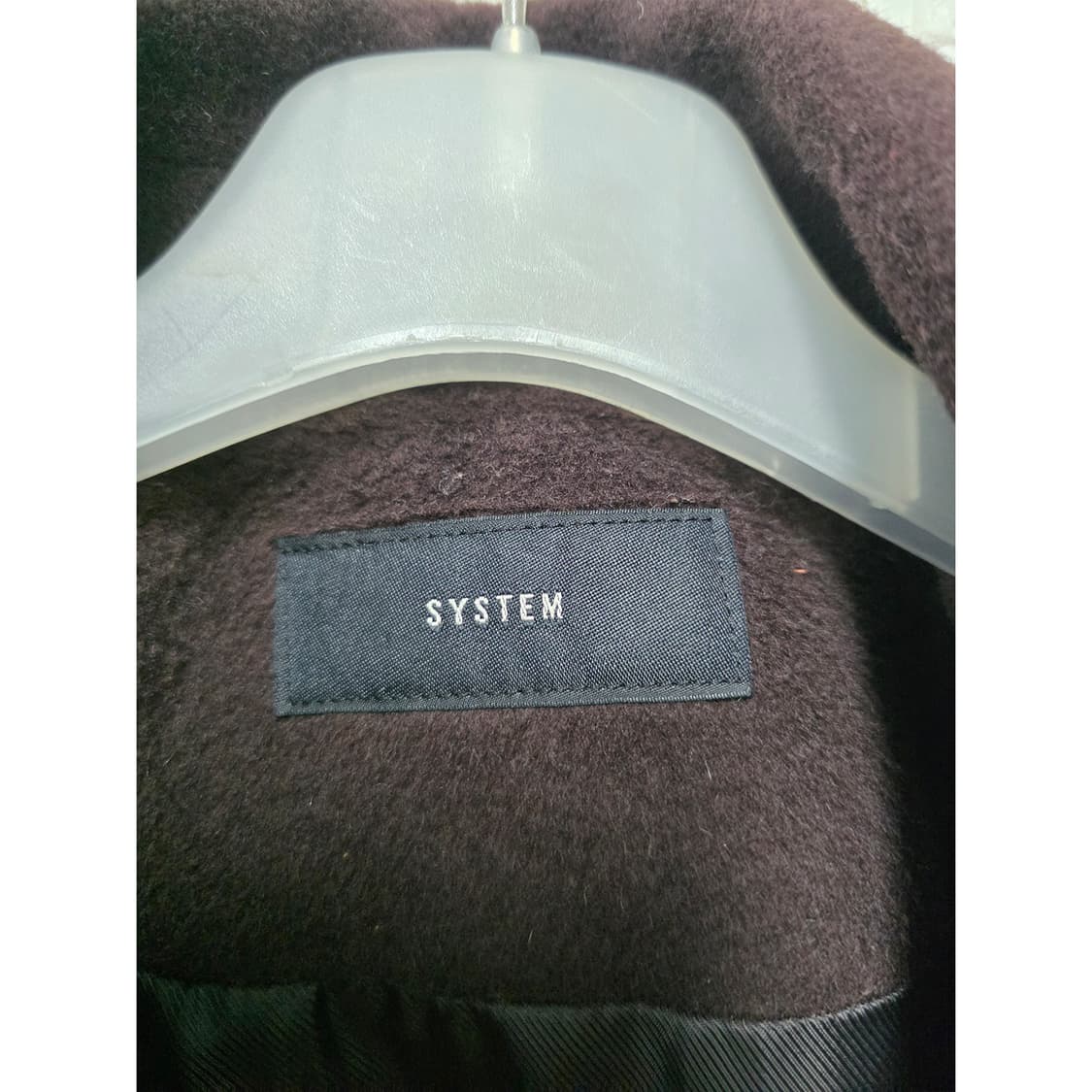 택포// 한섬 시스템 SYSTEM 캐시미어 코트 M 상품이미지2