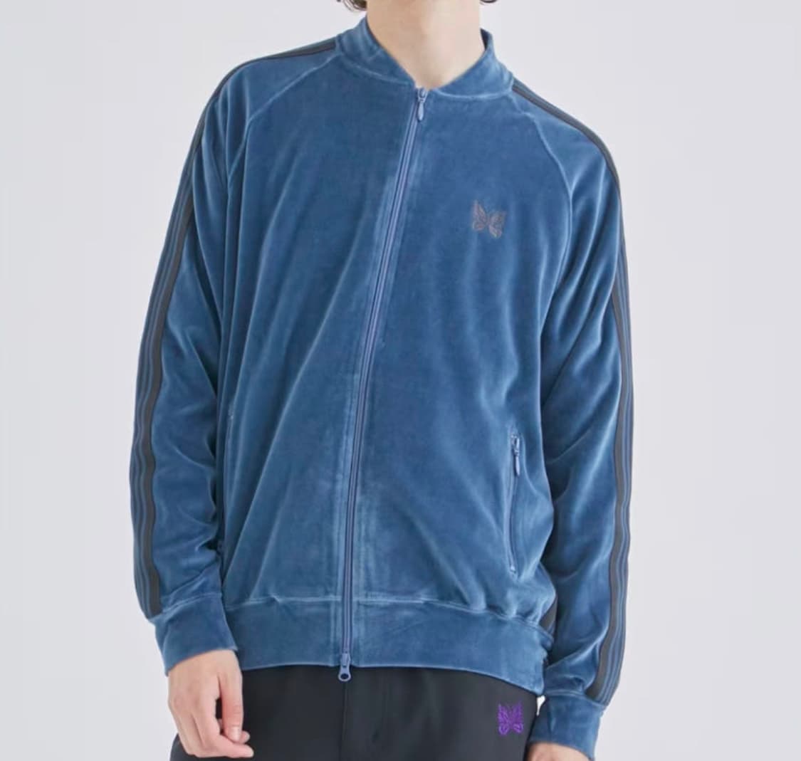 니들스 벨루어 RC 트랙자켓_스모크블루_S 상품이미지10