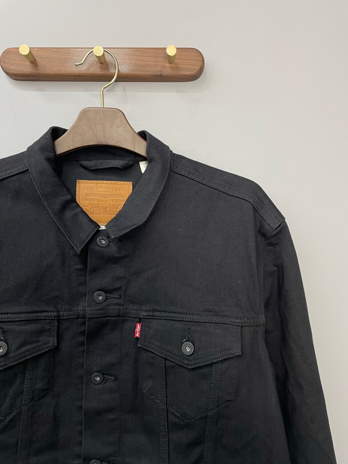 리바이스 블랙 트러커 데님 자켓 H1345 상품이미지3