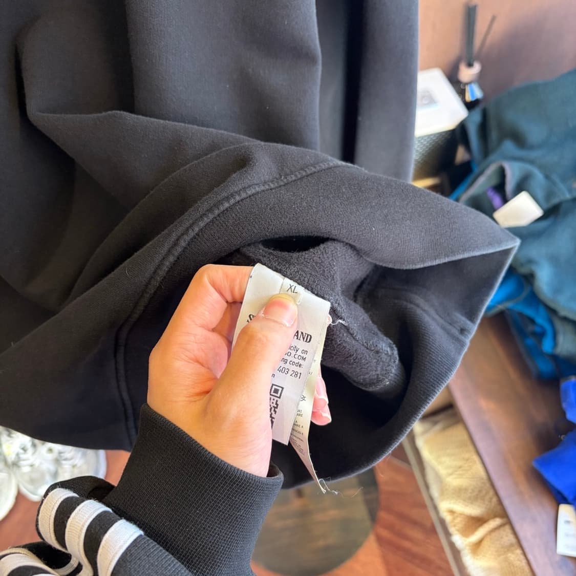 15771 - 스톤아일랜드 블랙 와펜 맨투맨 상품이미지7