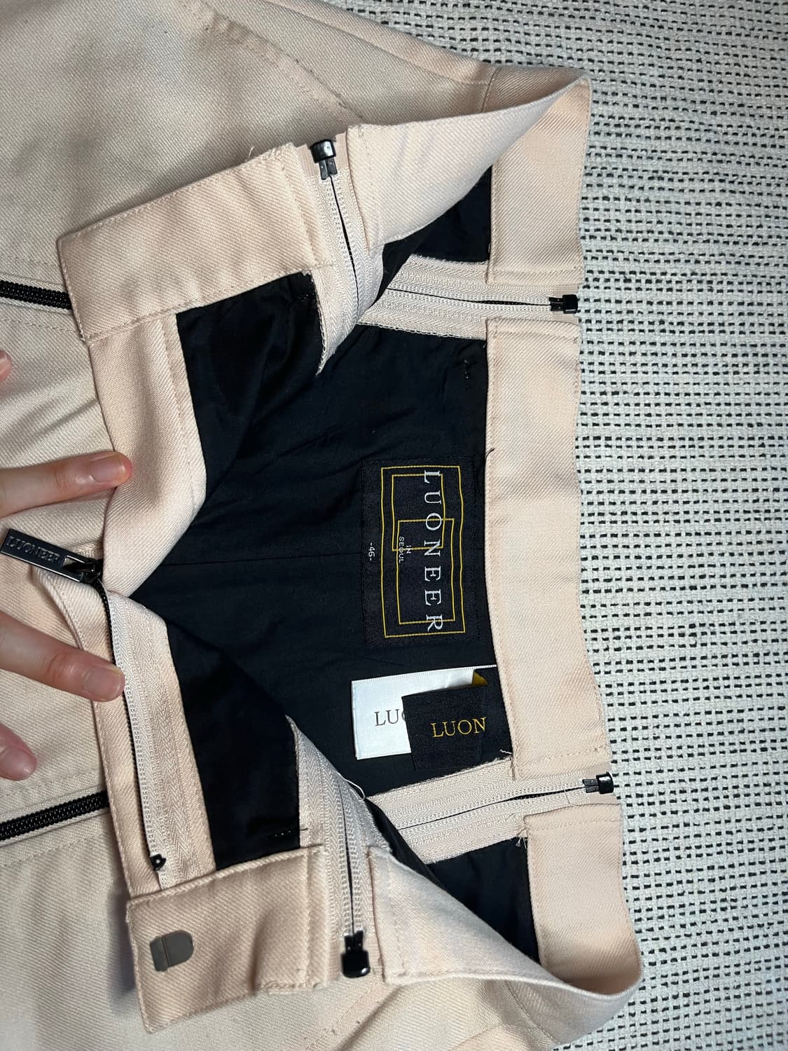 Luoneer UNDER CAGO ZIPPER PANTS 상품이미지4