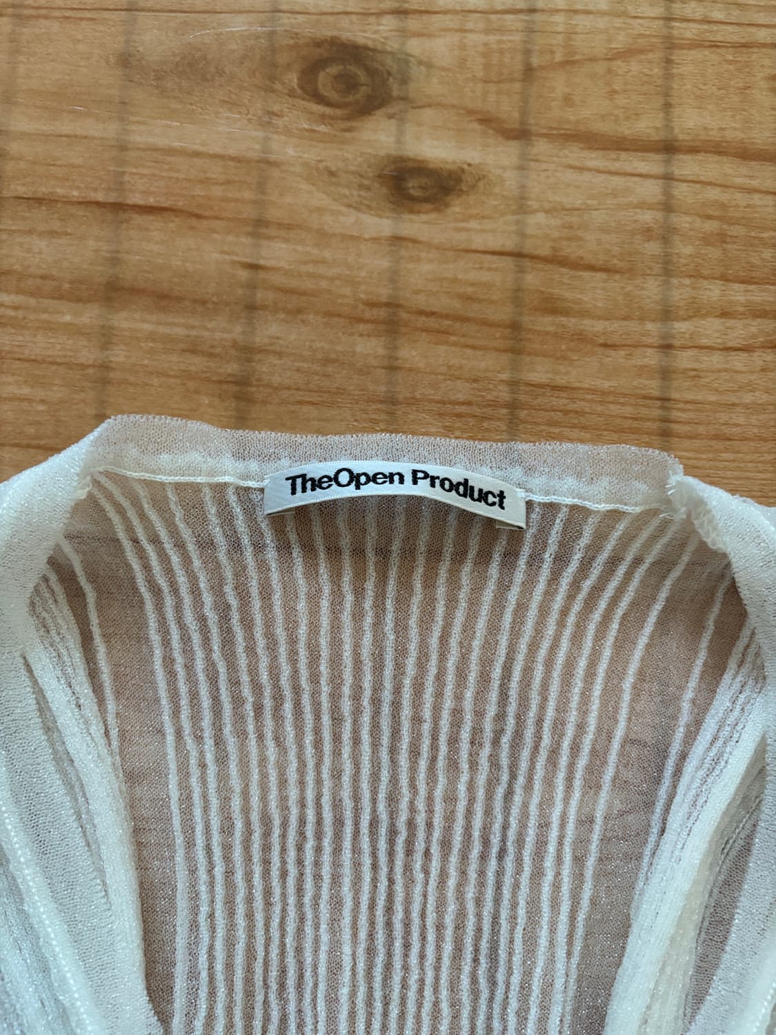 theOpen Product 시스루 나시 팝니다. 상품이미지3