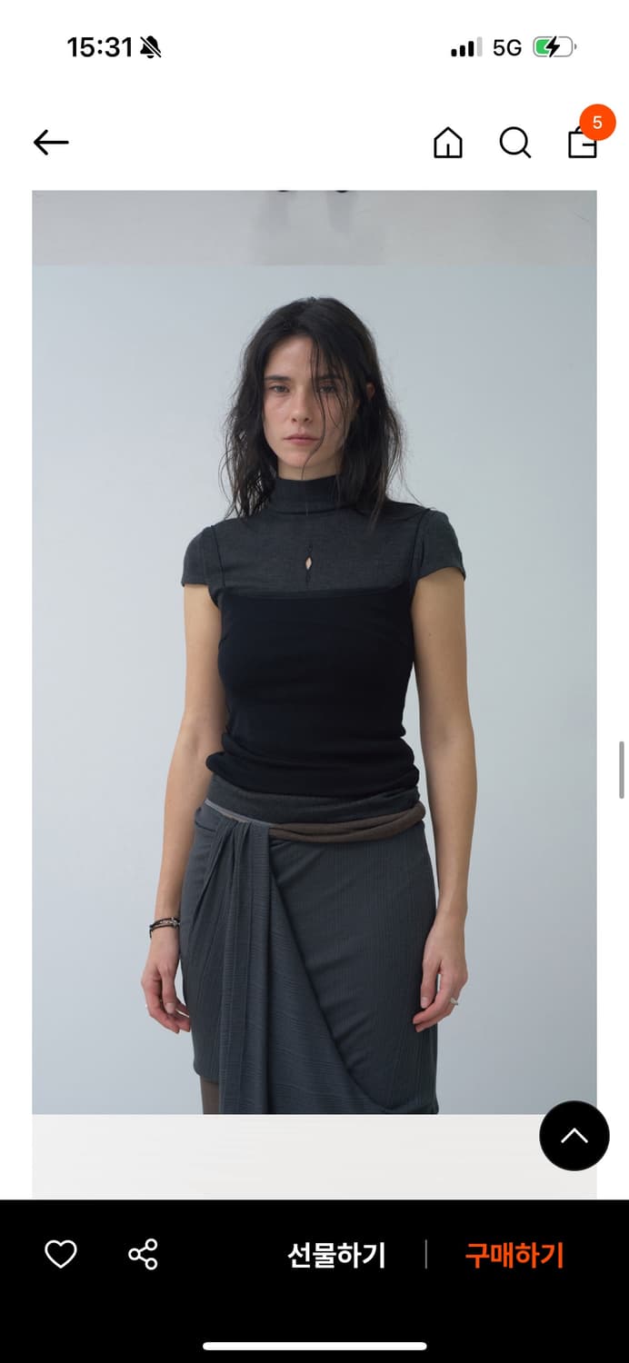 [구해요]베르소 캡슬리브 차콜 S 상품이미지1