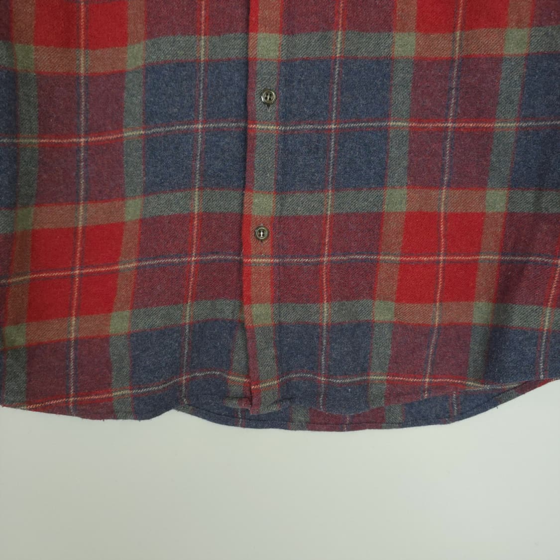 남성용 아페쎄 A.P.C. 울 혼방 체크셔츠 S 상품이미지4