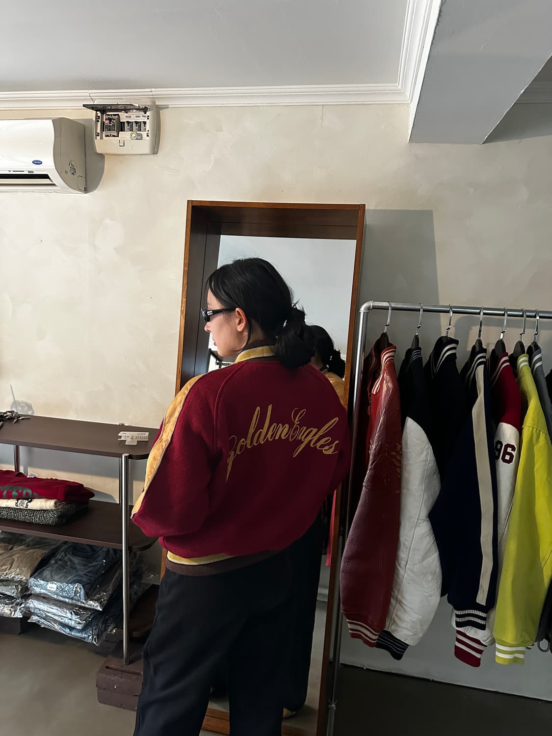 sugarcane 슈가케인 클래식 빈티지 바시티 자켓 스타디움 상품이미지1