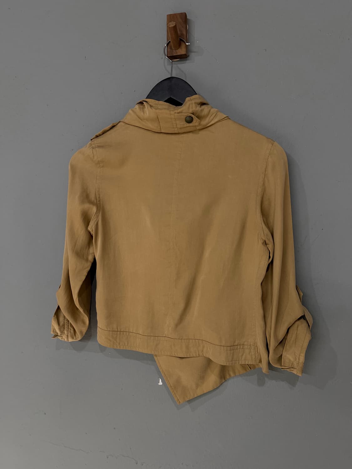 side snap button drape jacket 상품이미지10