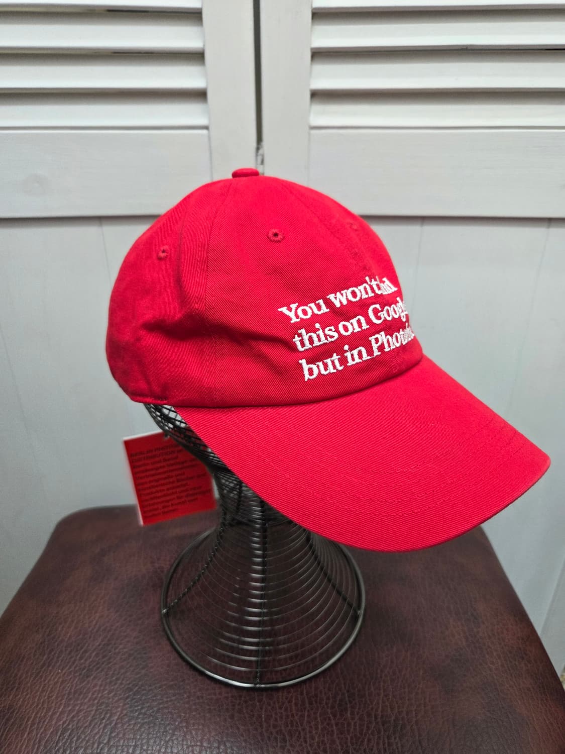 베를린포토북디스트리뷰션 슬로건 볼캡 상품이미지2