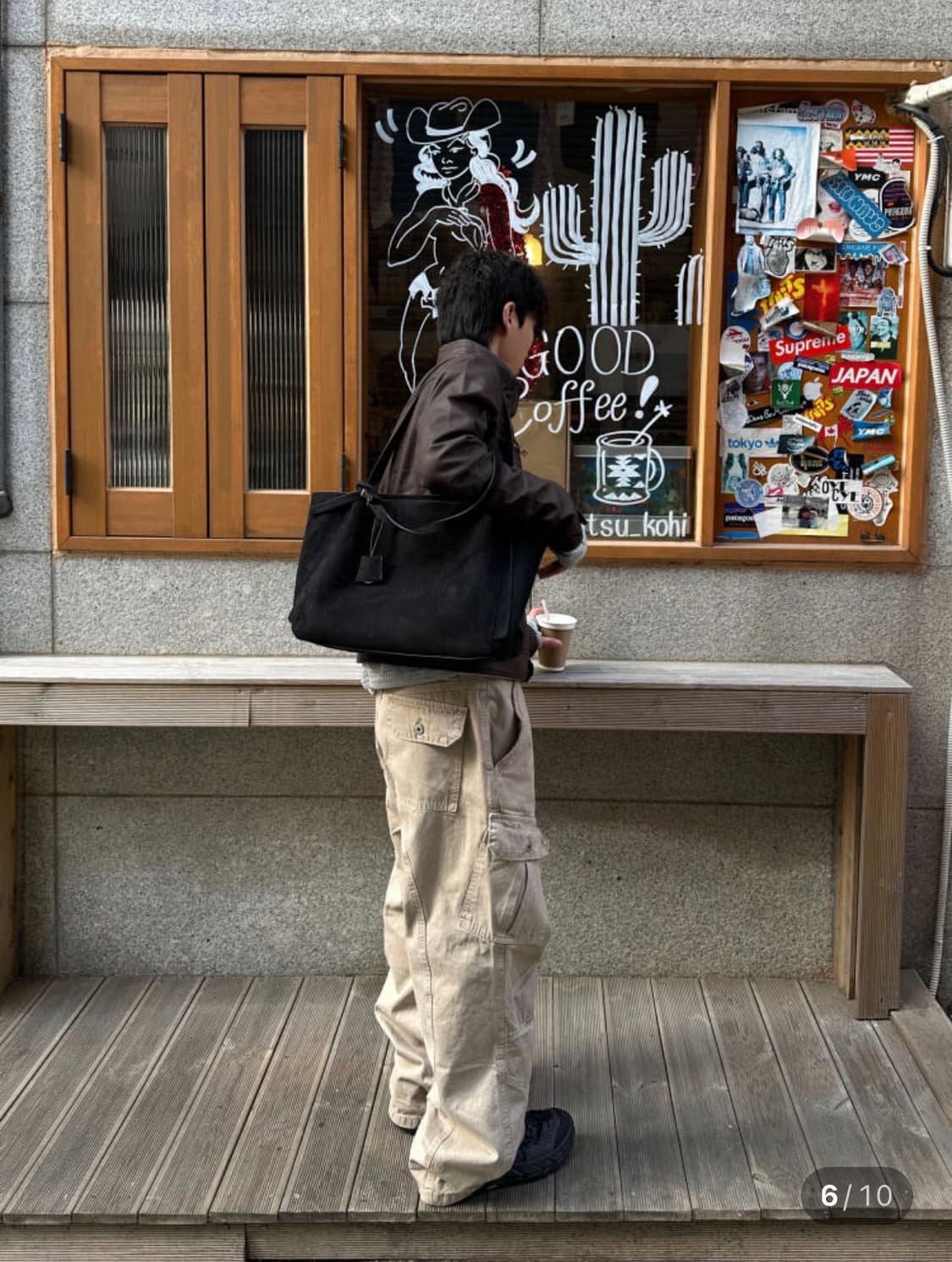 빈티지 레더 바이커 자켓 상품이미지2