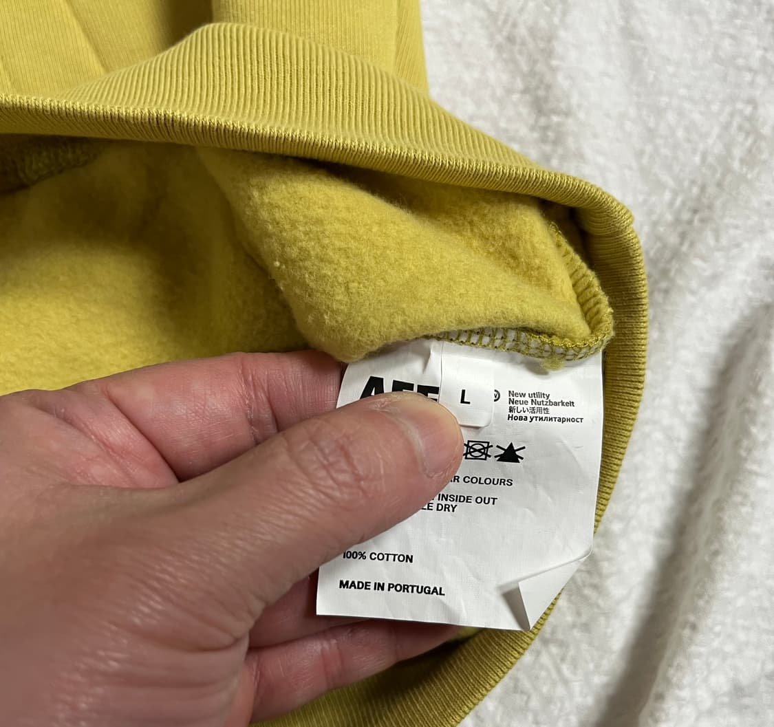 (L)아픽스 Affix 후드티 (옐로우) 후디 상품이미지8