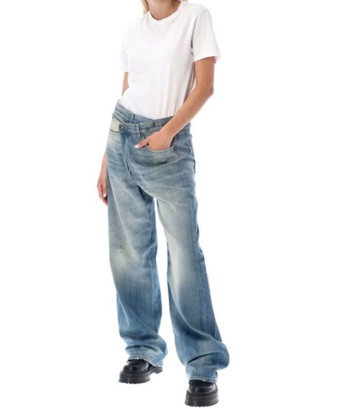 R13 크로스오버 와이드진 25사이즈(택제거 새상품) 상품이미지4