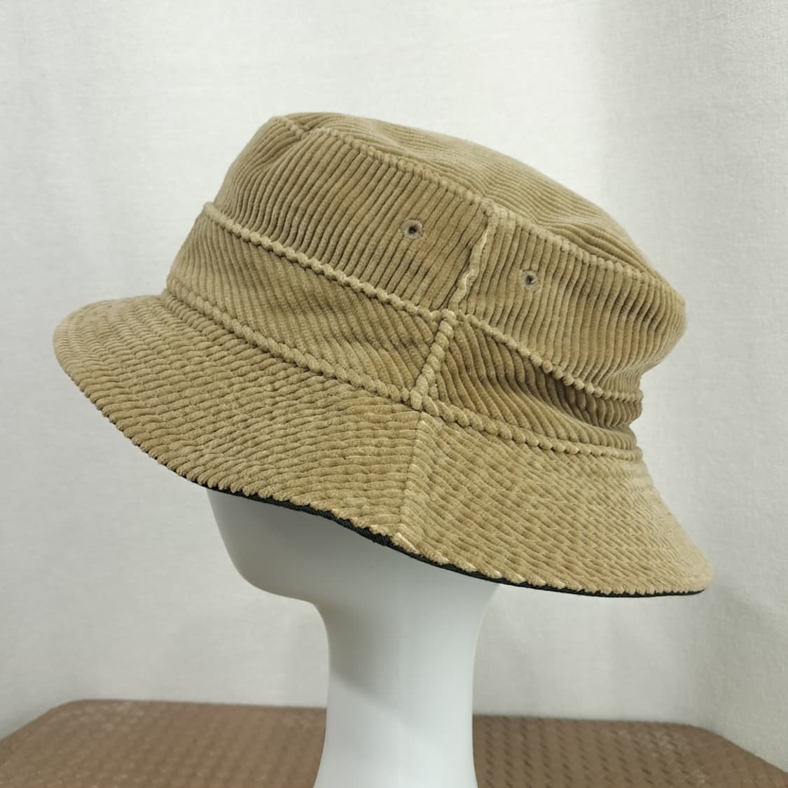 CL200 폴로 코튼 두산정품 리버시블 베이지 코듀로이 버킷햇 상품이미지4