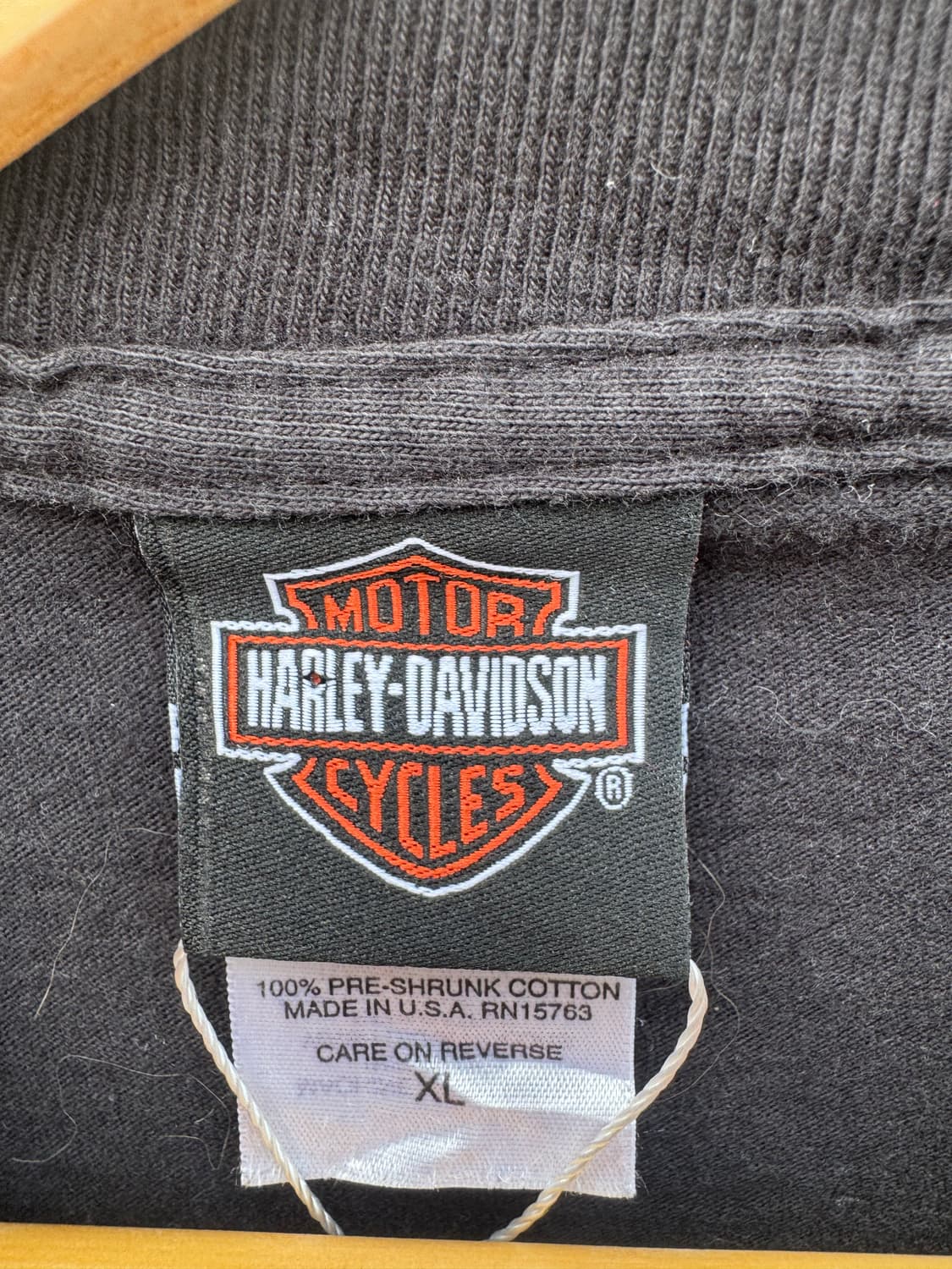 00s 할리데이비슨 빈티지 2009 로고 헤인즈 프린팅 반팔 티셔츠 상품이미지5