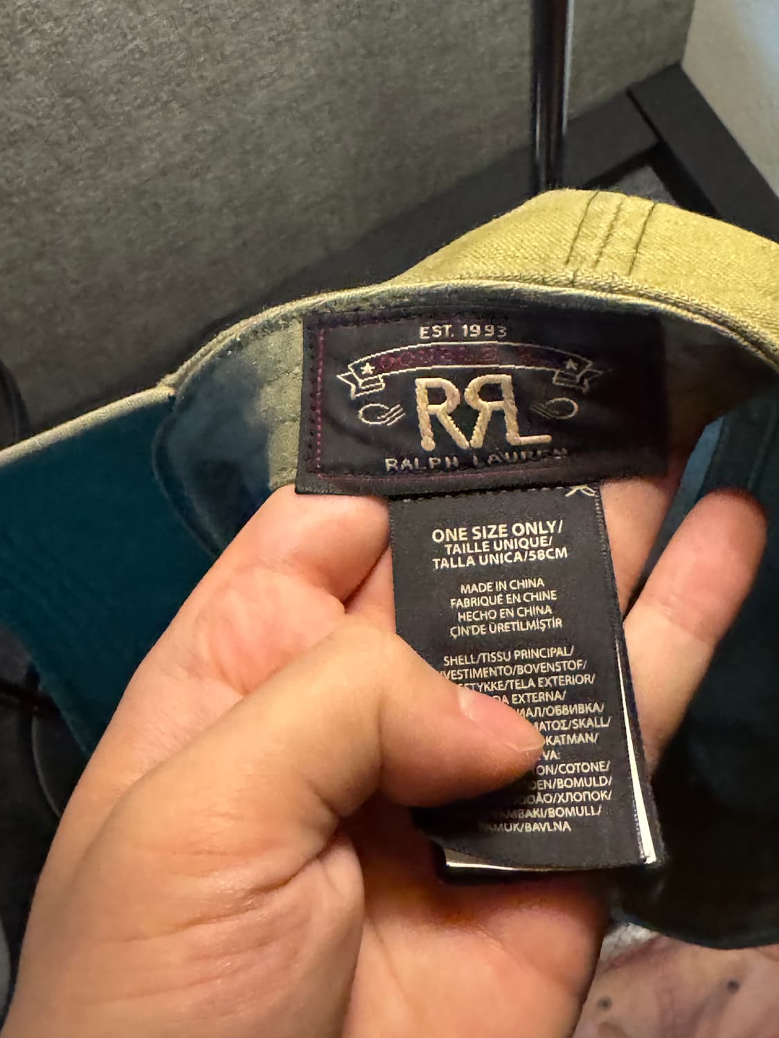 더블알엘 RRL 레드패치 로고 볼캡 상품이미지4