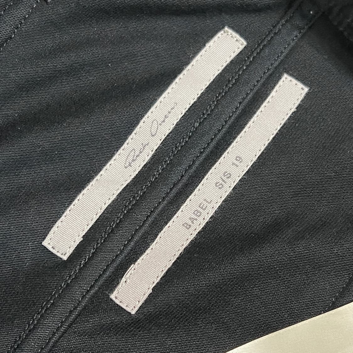 릭오웬스 19SS "BABEL" 카고 조거 팬츠 블랙 상품이미지7