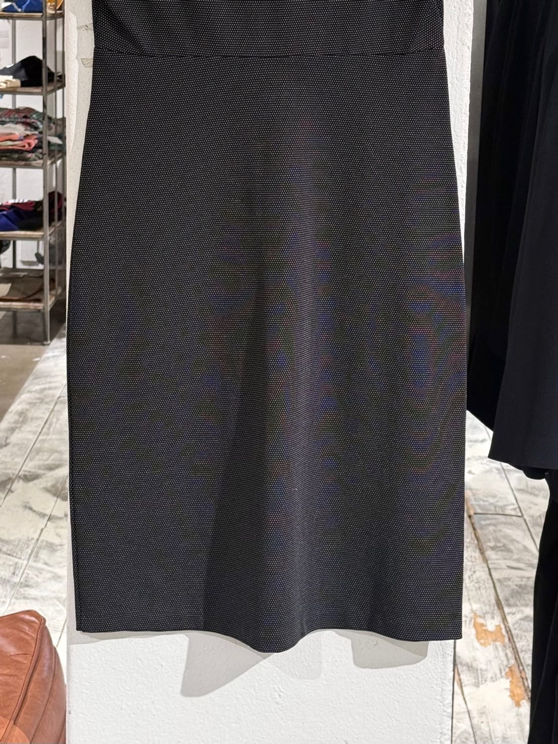 아네스베 블랙 도트 슬리브리스 원피스 상품이미지6