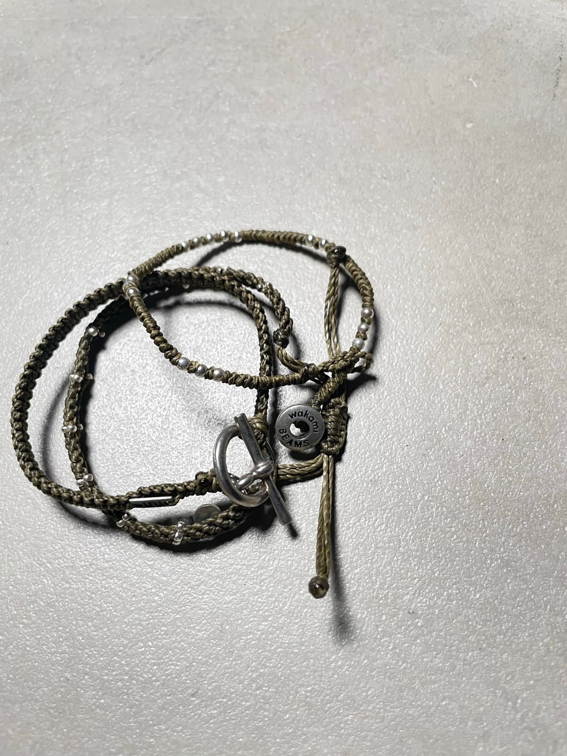 빔즈 BEAMS × Wakami Peace Bracelet 상품이미지1