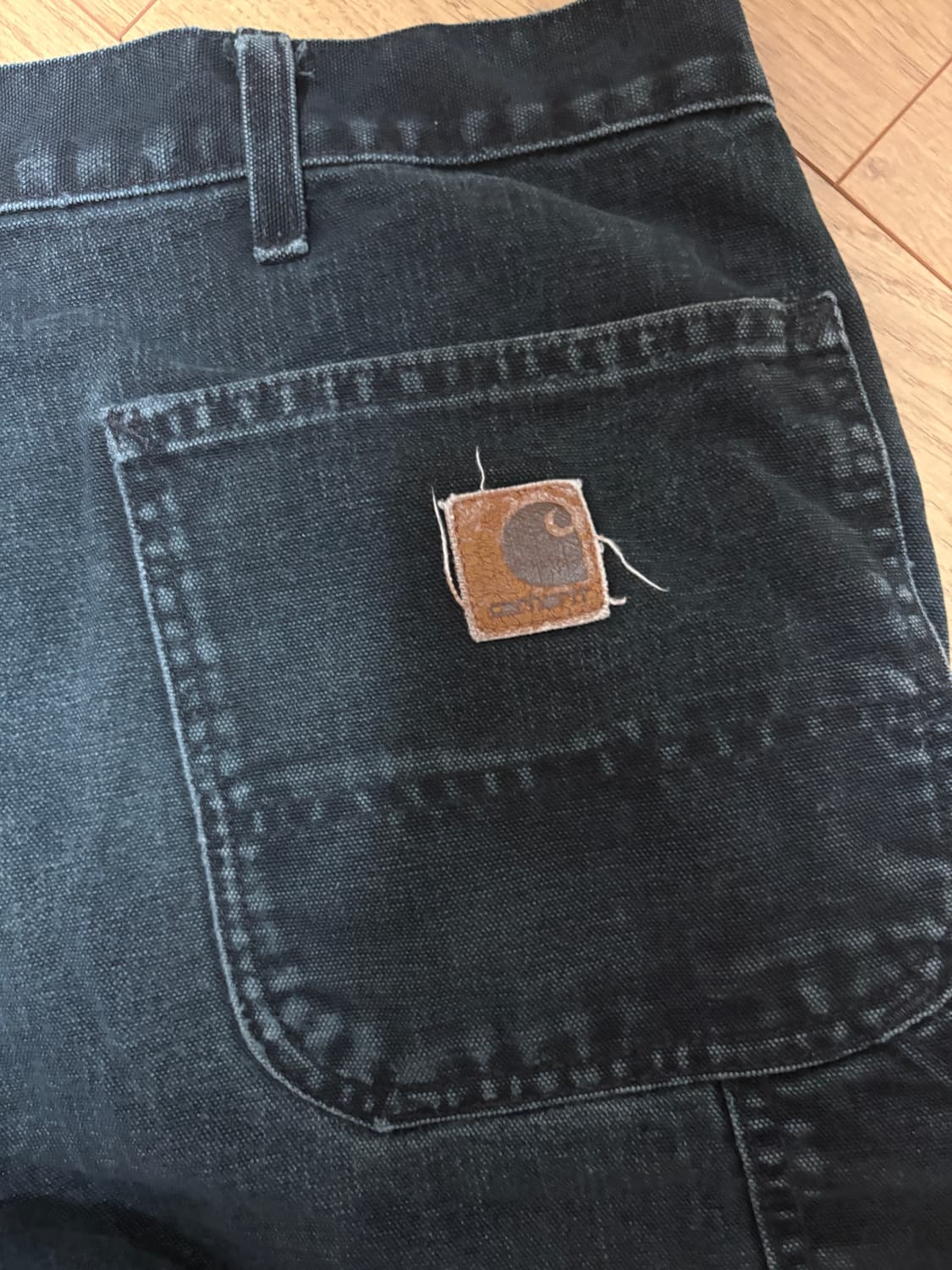 칼하트 카펜터 팬츠 b11 blk 38x30 상품이미지4