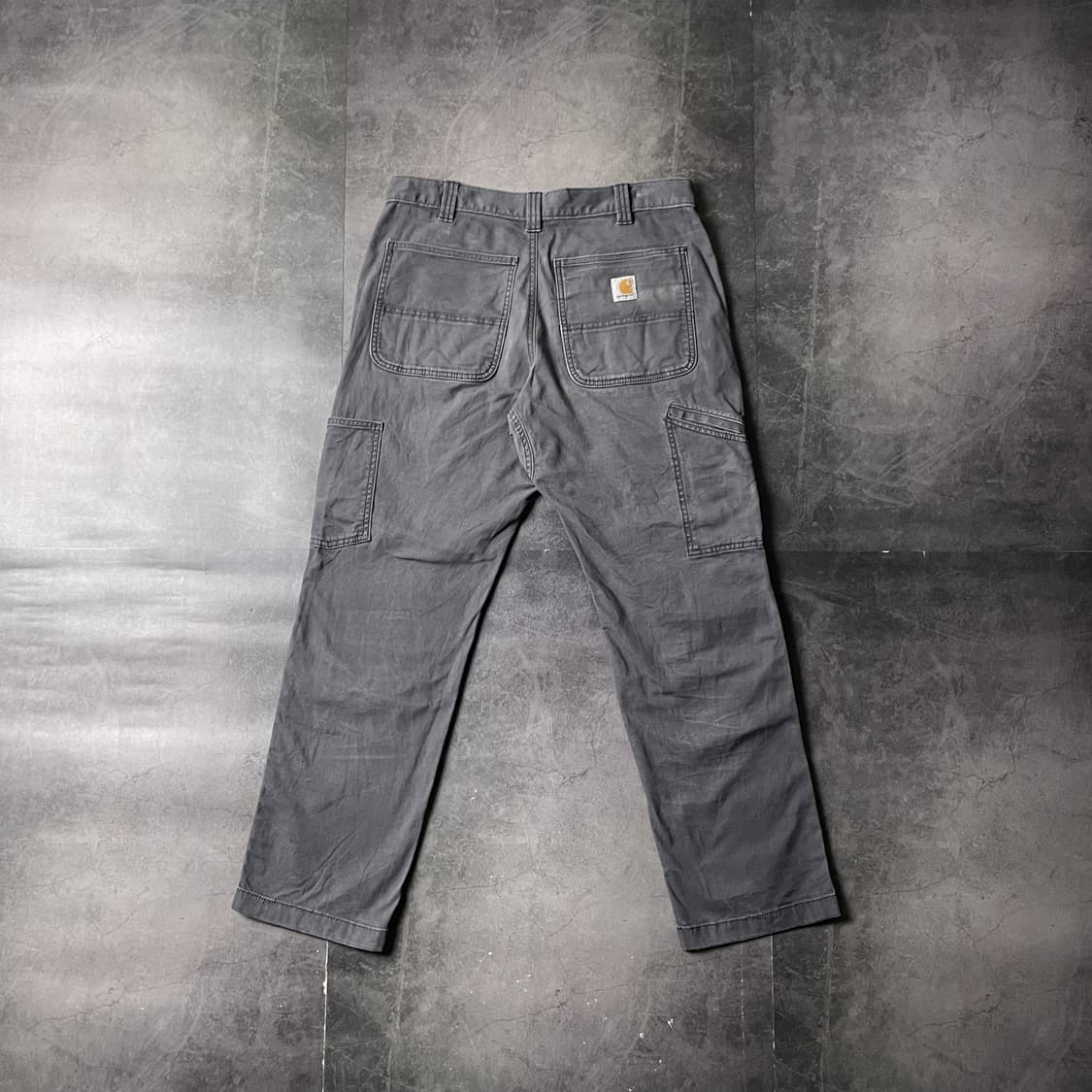 CARHARTT 칼하트 빈티지 그레이 더블니 워크 팬츠 A00820 상품이미지6