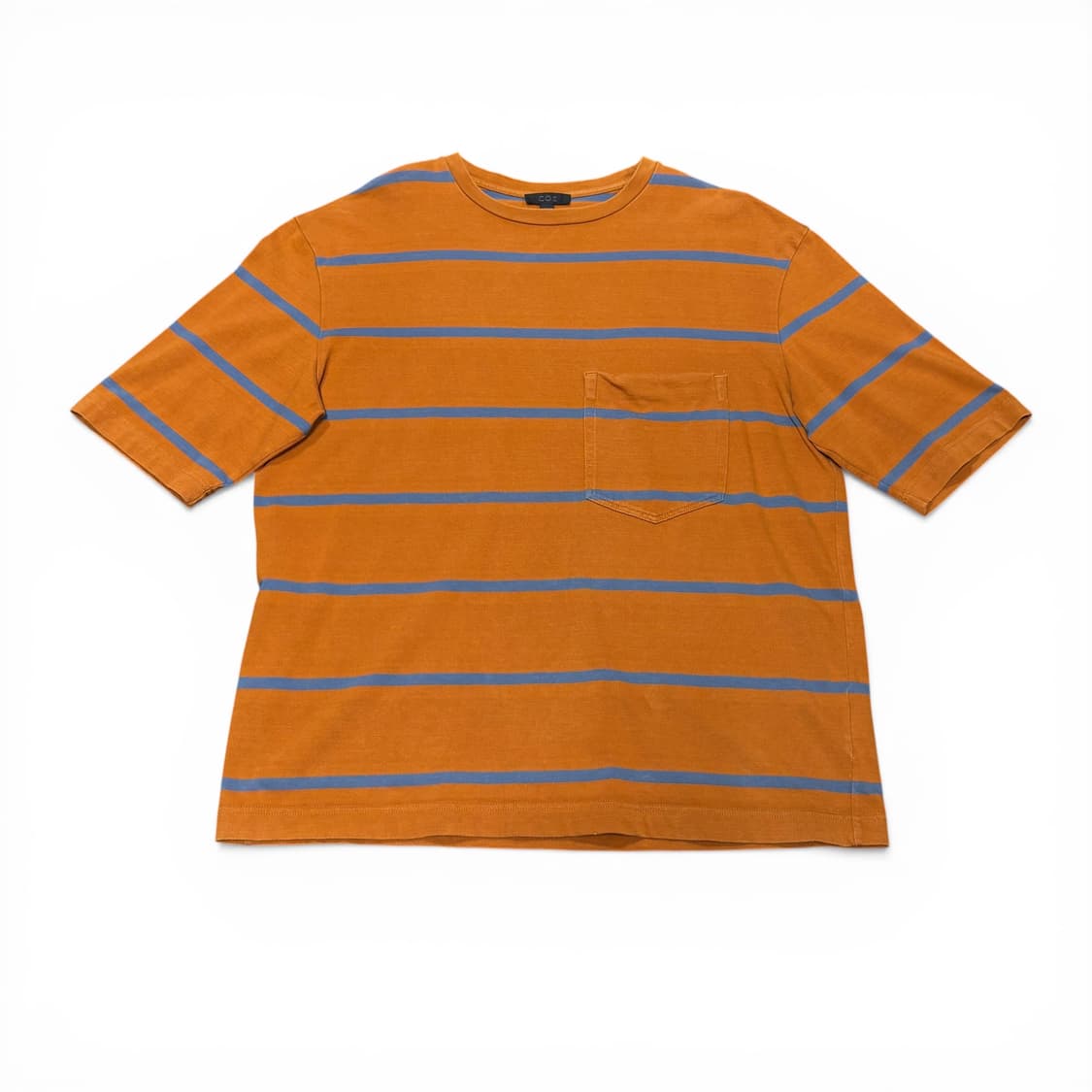 M 100 COS 코스 카멜 포켓 단가라 반팔티 상품이미지1