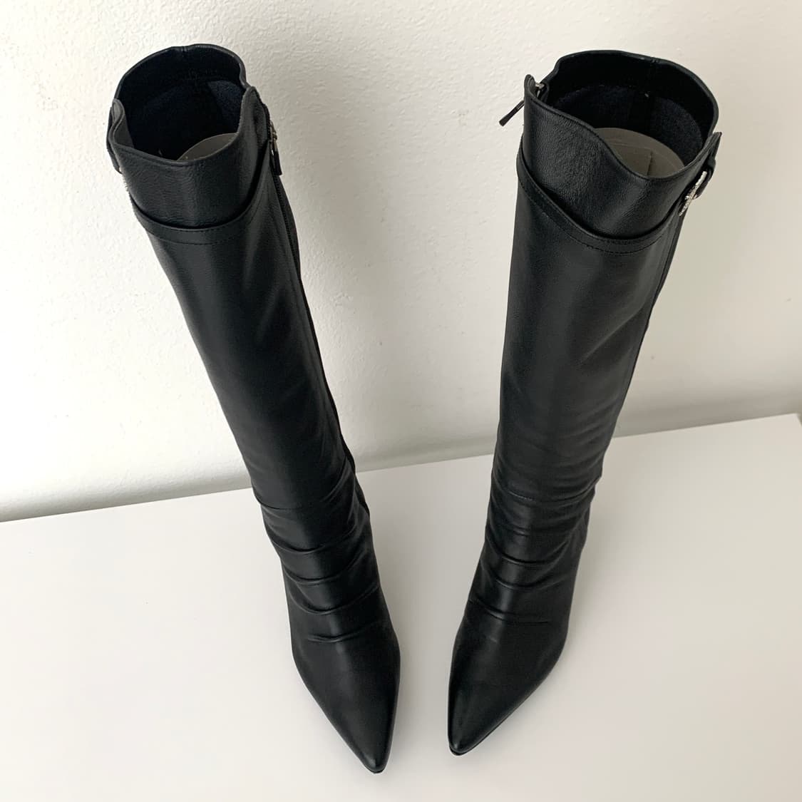 [새상품] mook 무크 큐빅벨트 롱부츠 240 상품이미지4