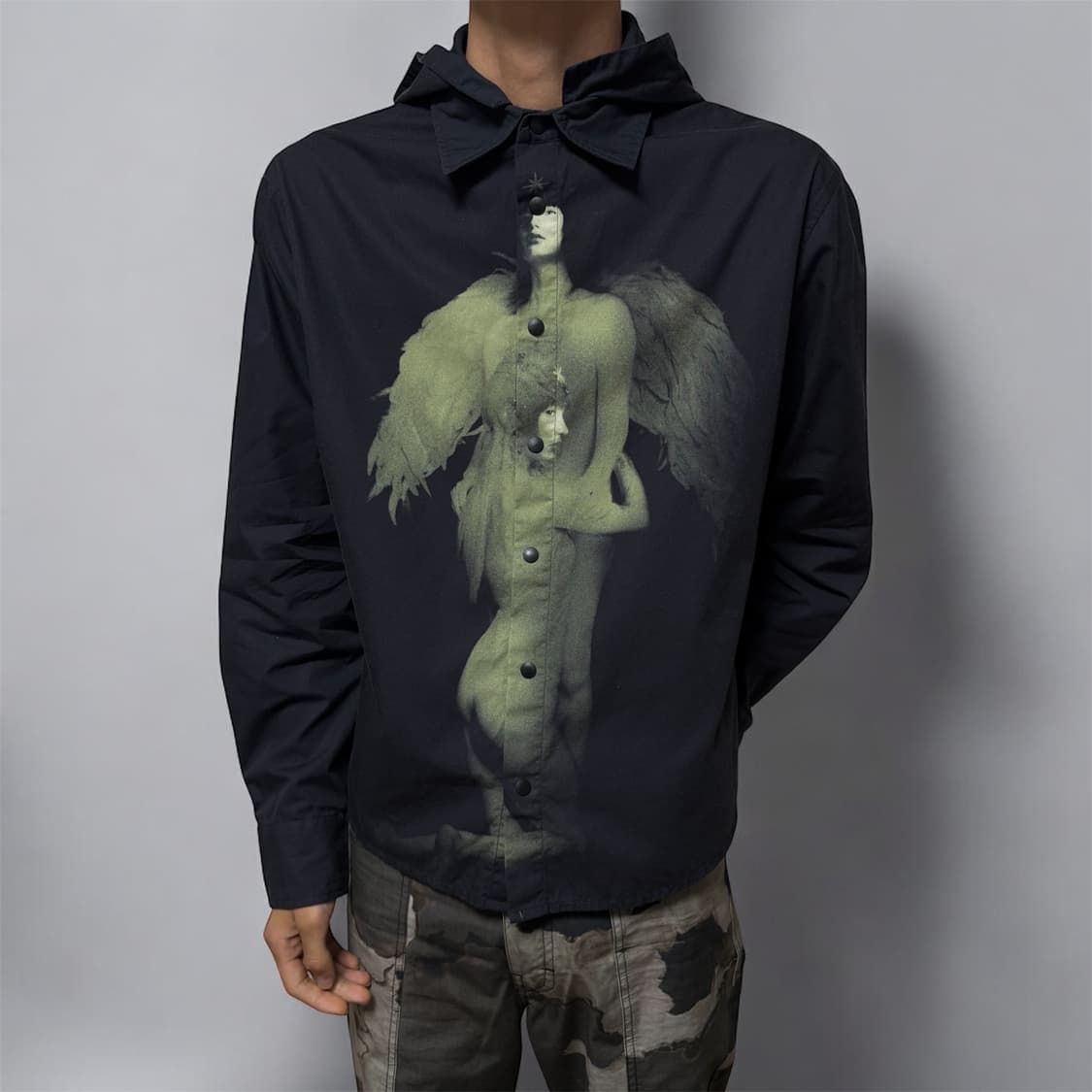 Kusikohc Printed Hood Shirts 상품이미지1