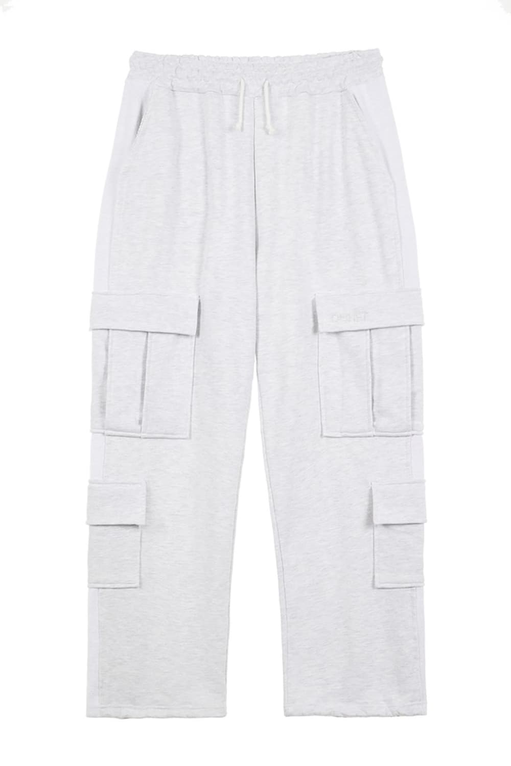 다이닛 스트링카고스웻팬츠 화이트멜란지 상품이미지2