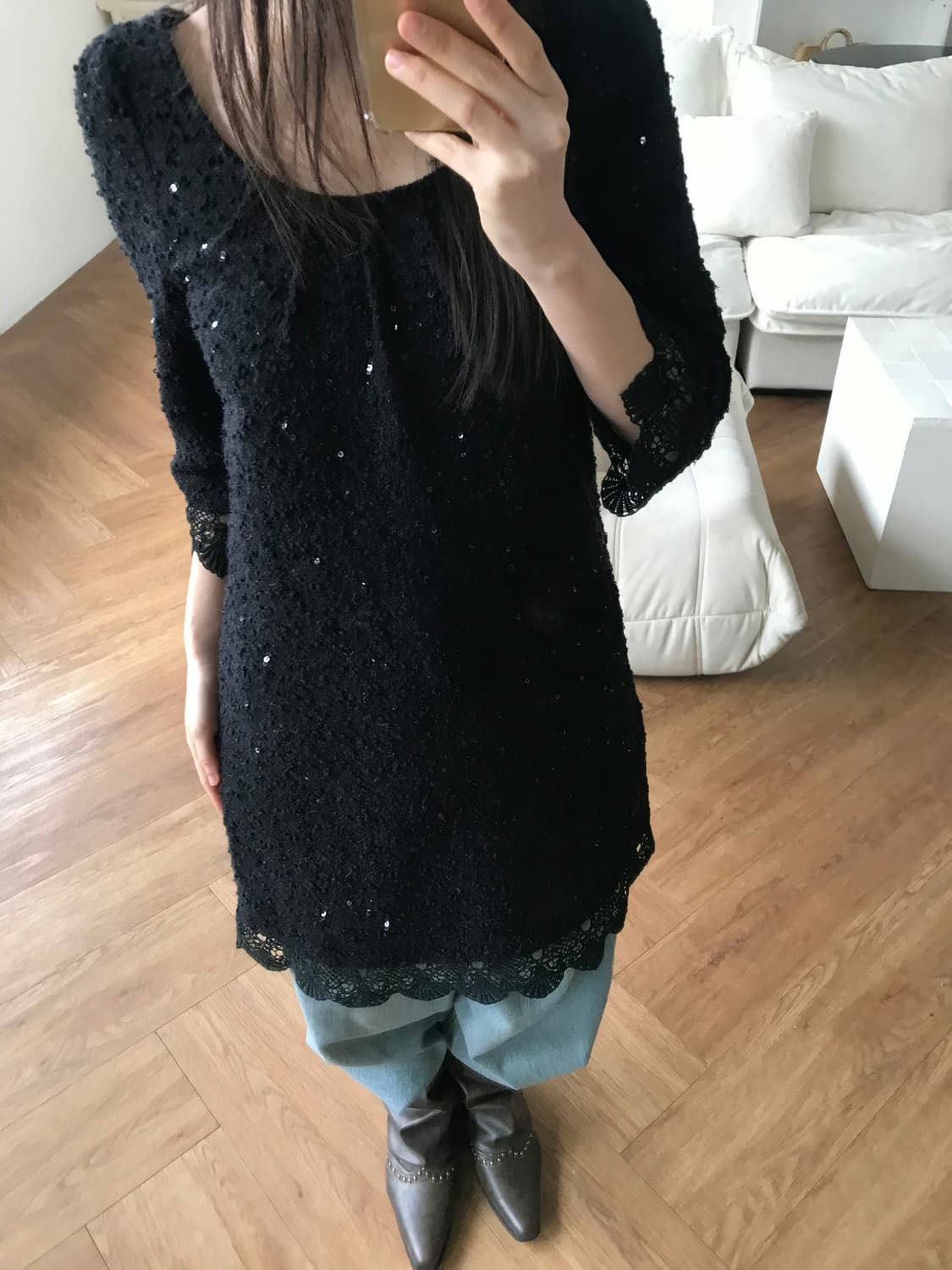 vintage black one-piece 상품이미지2