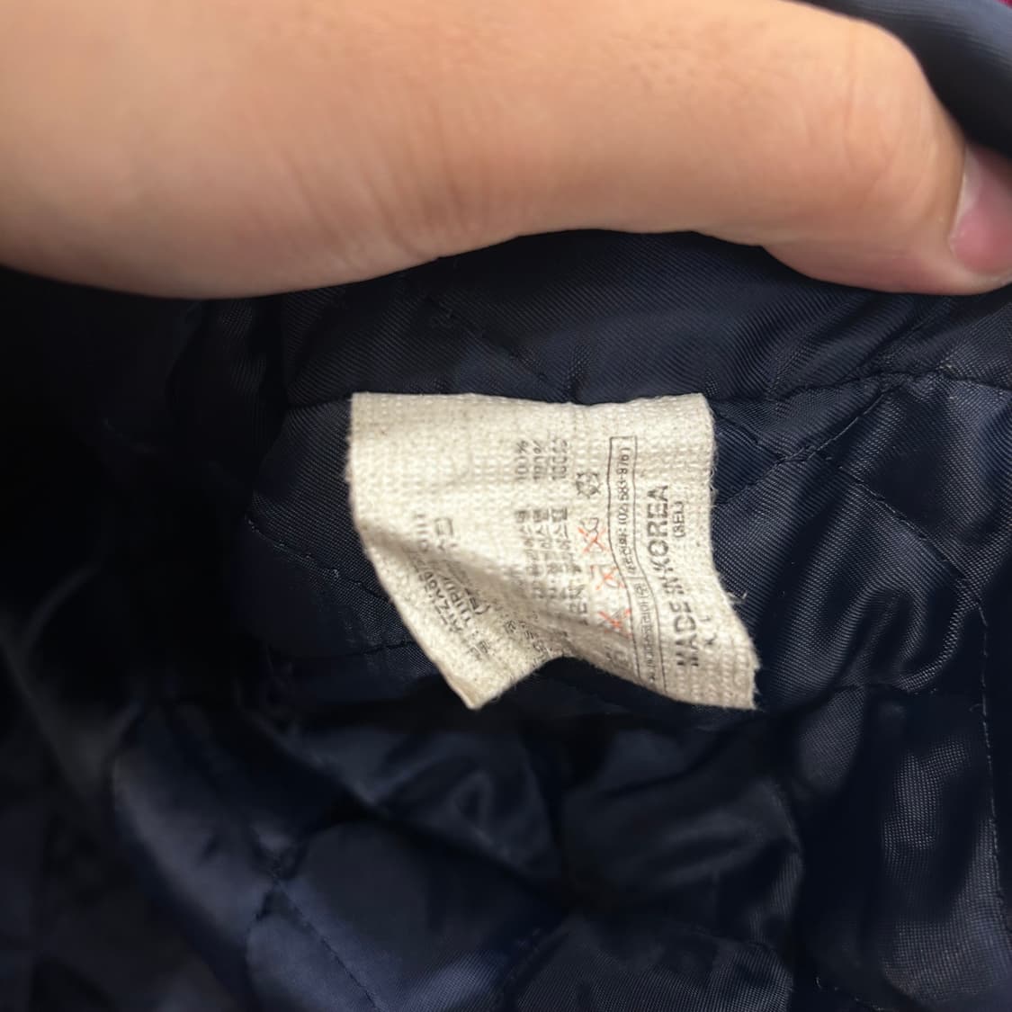 아디다스 올드스쿨 이너퀼팅 배색 후드 바람막이 상품이미지4