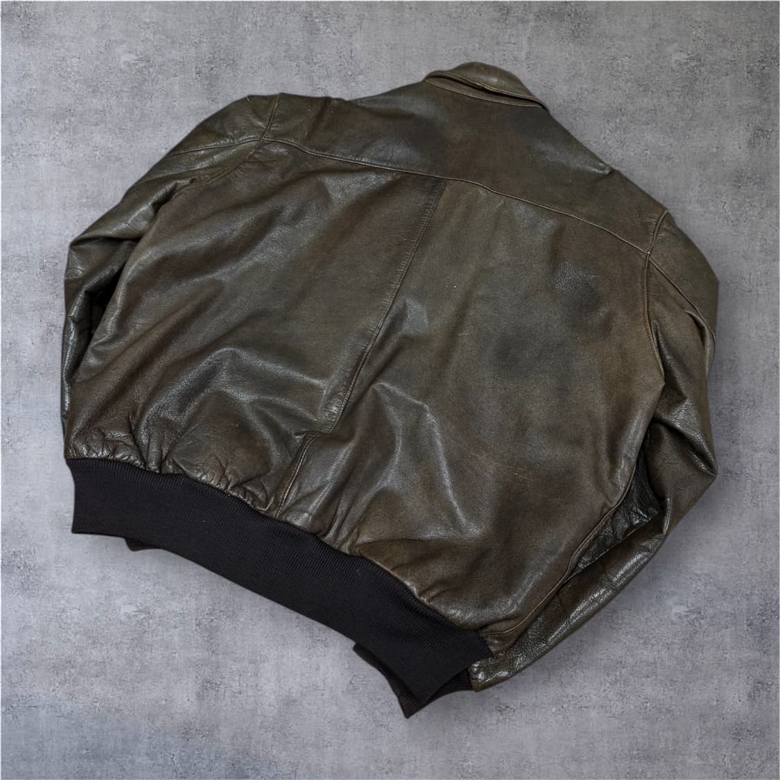 USA made)엘엘빈(llbean) A-2 레더자켓 46 상품이미지4
