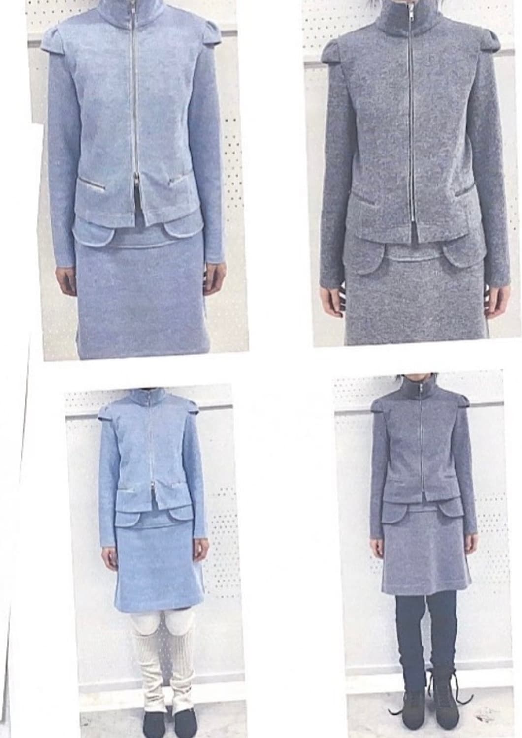 shop faerie 샵페어리 포켓 집업 자켓 그레이 상품이미지3