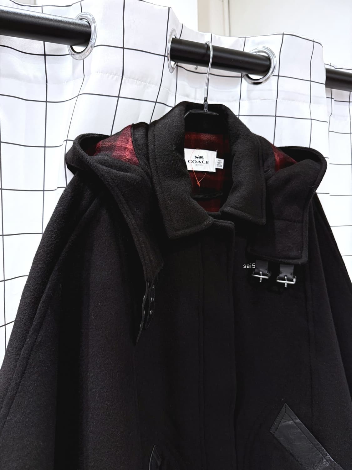 코치 후드 케이프코트 상품이미지2