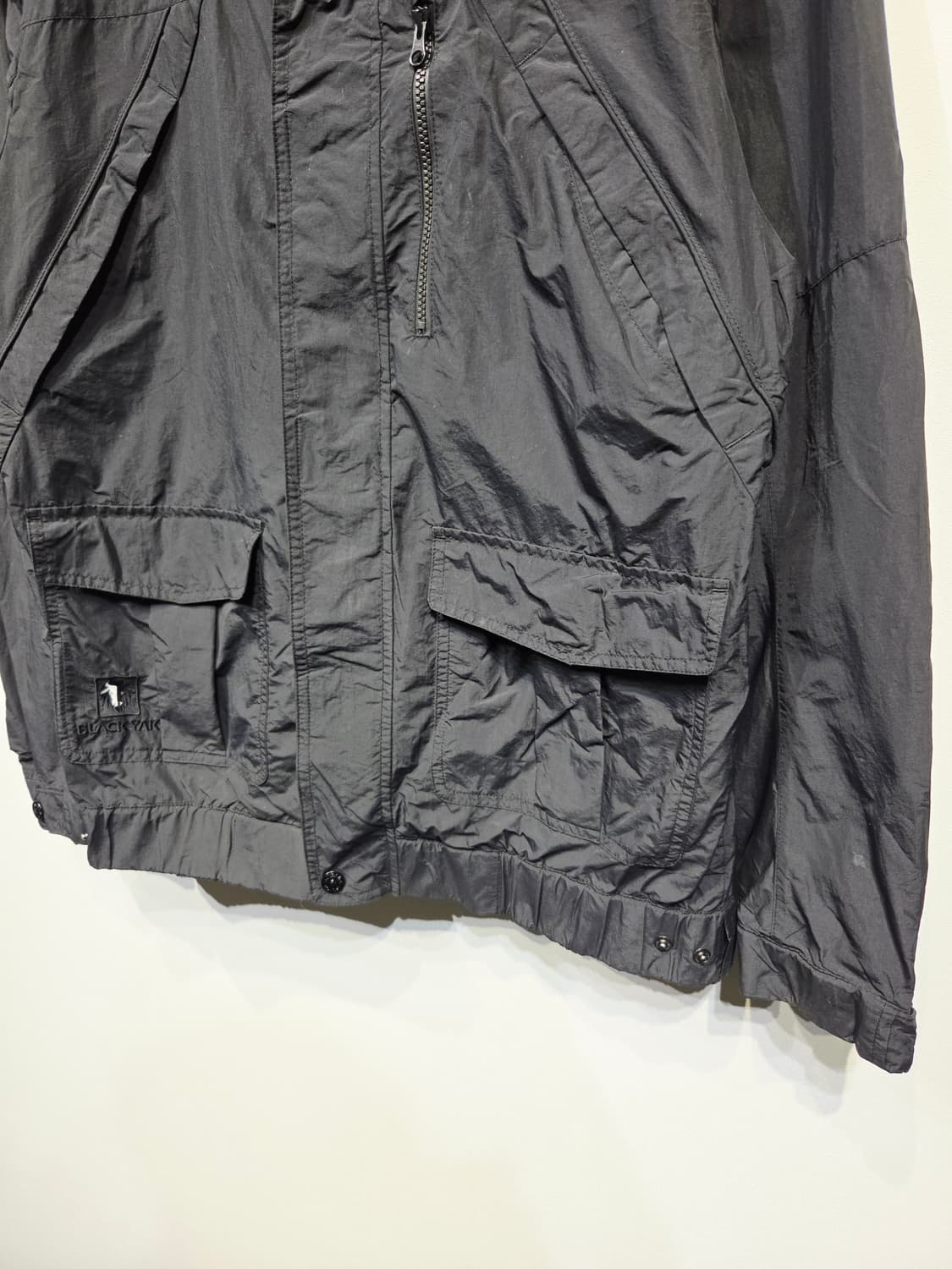 블랙야크 남성 블랙 바람막이 자켓_100 상품이미지4