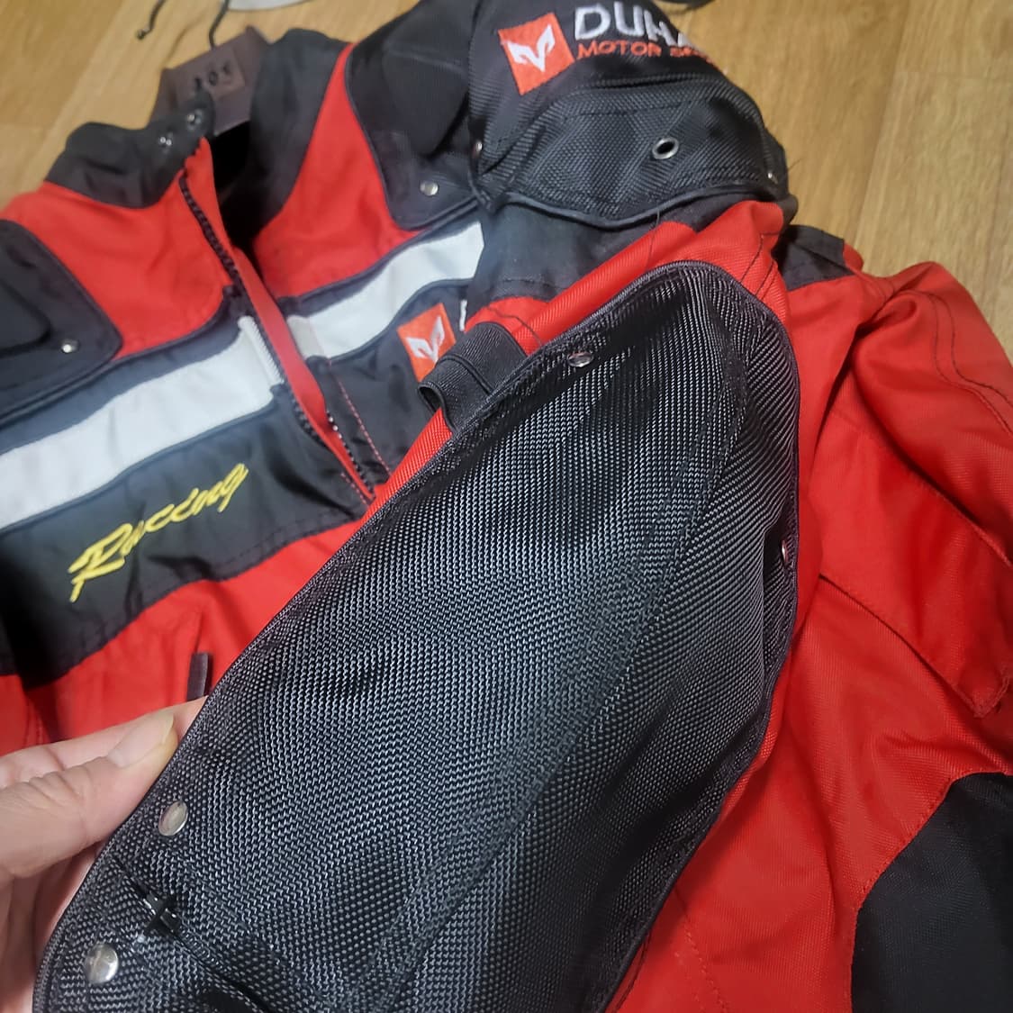 두한 DUHAN 오토바이 레이싱 바이크 자켓 라이더 라이딩 봄 가을용 상품이미지4
