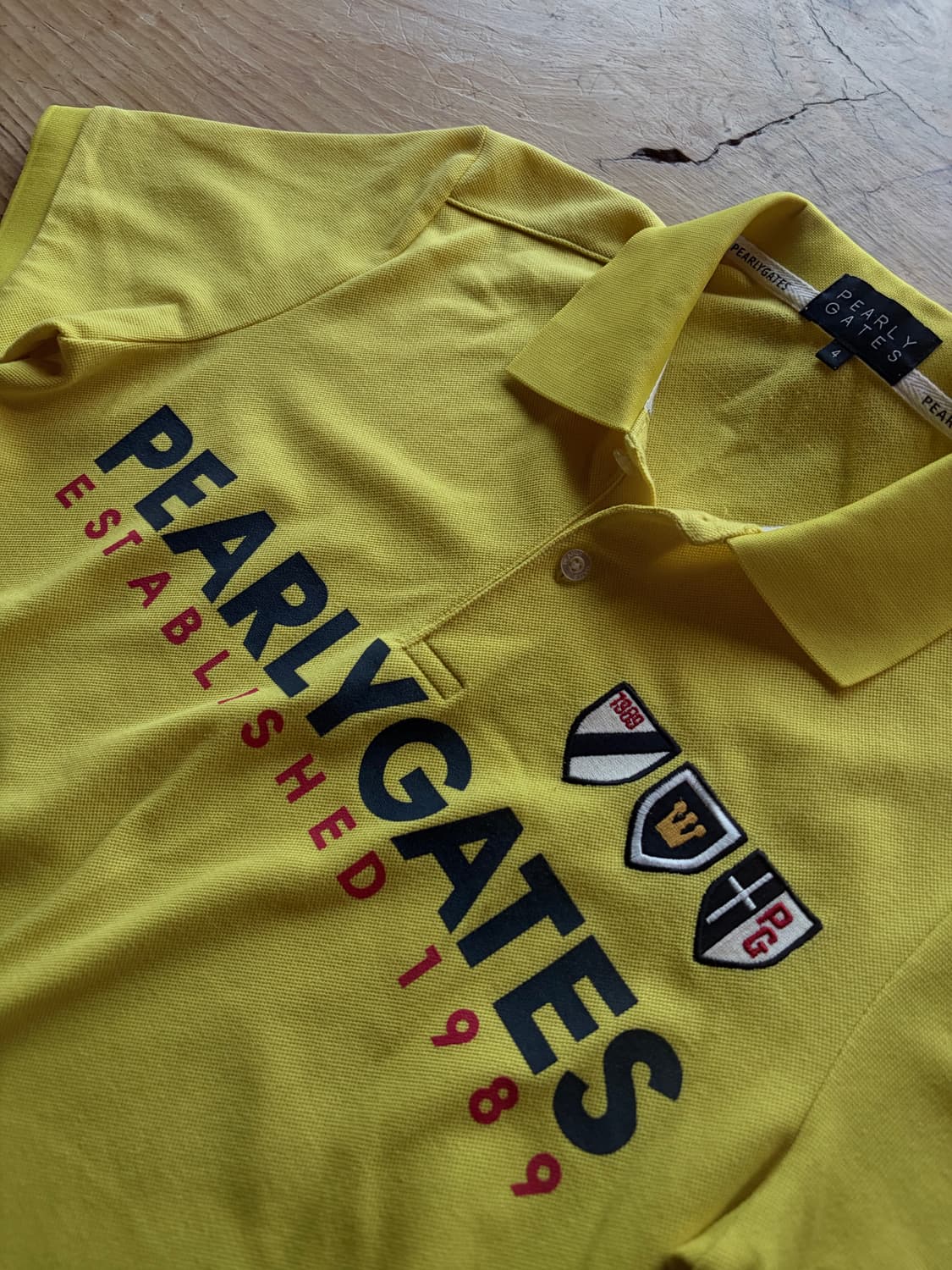 (Pearly Gates) 파리게이츠 로고 프린팅 폴로 카라티 상품이미지2