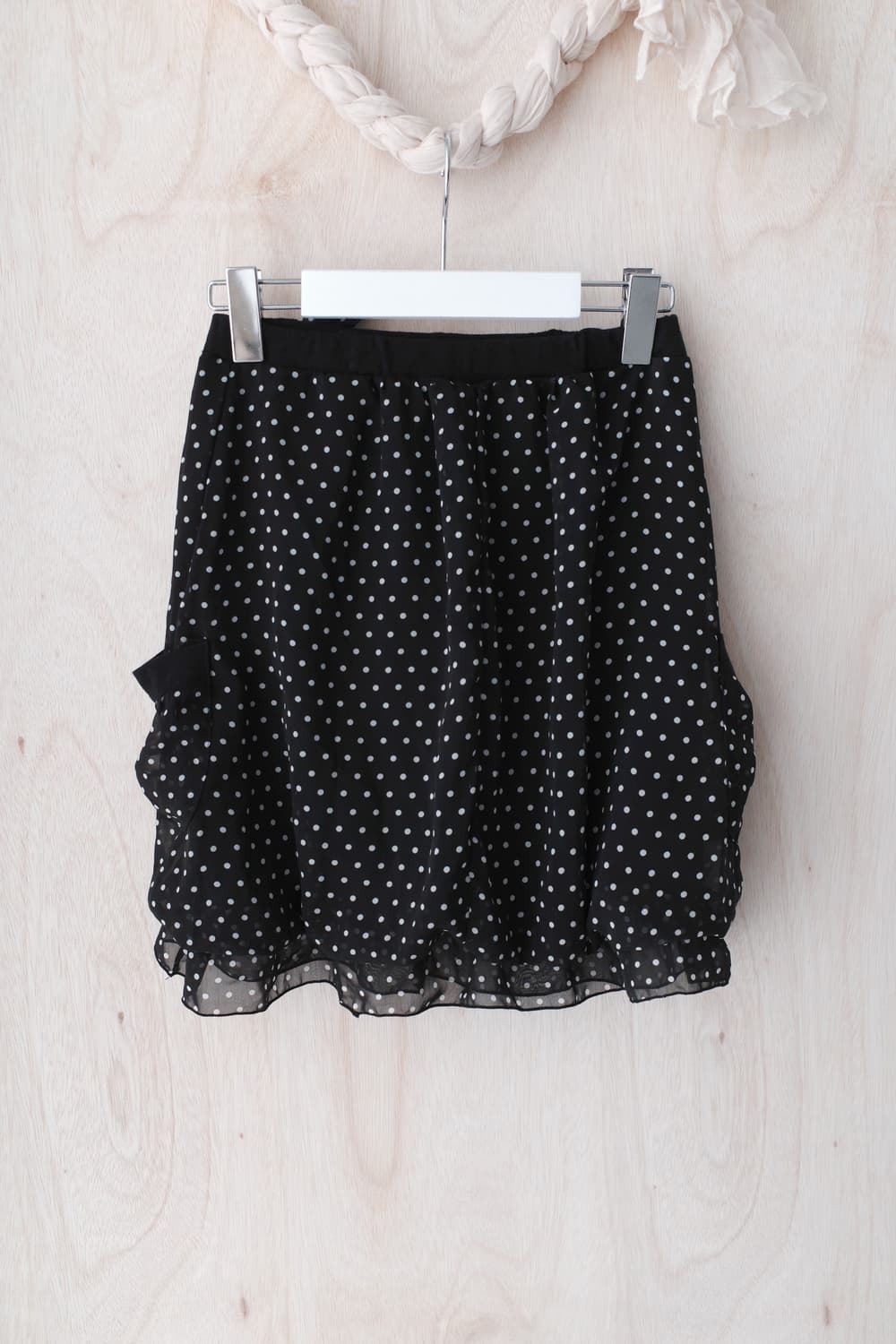 ribbon dot balloon skirt  상품이미지2