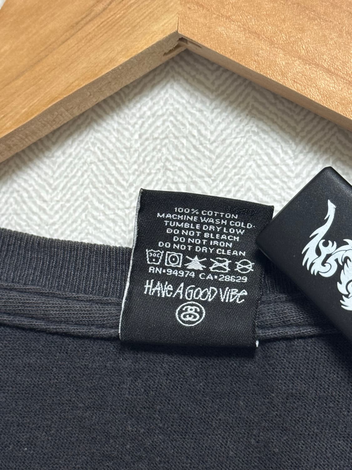 00s 스투시 빌트 포 더 트라이브 그래픽 반팔 티셔츠 상품이미지4