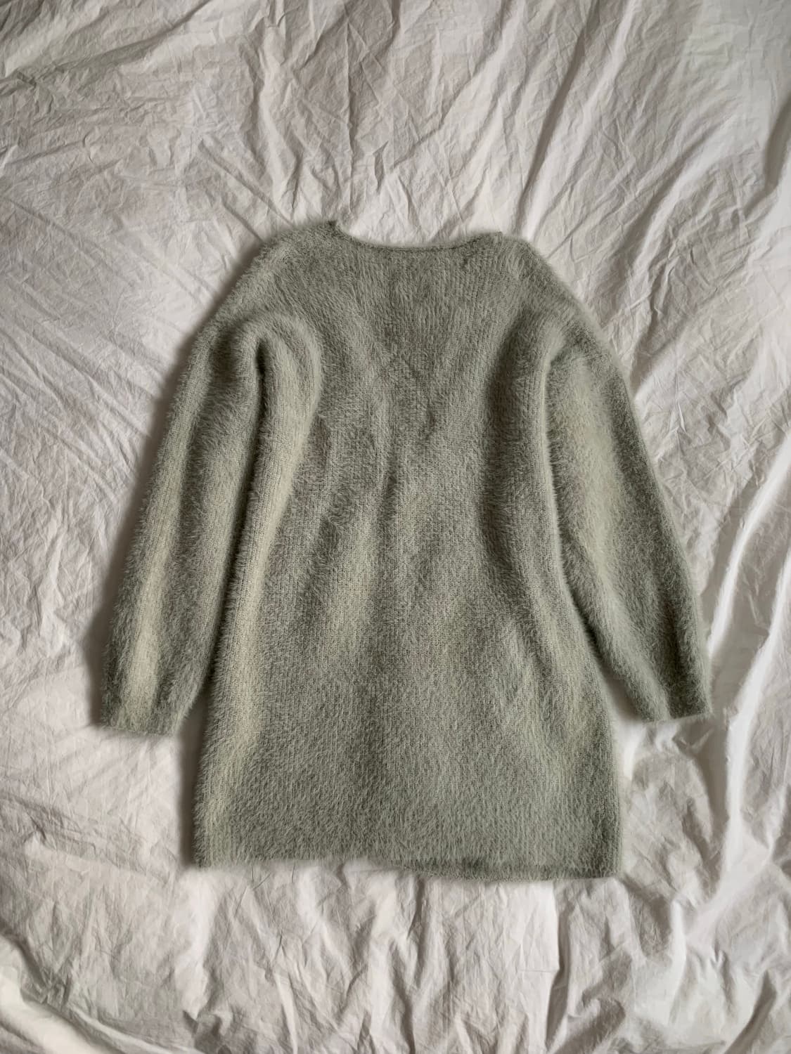 민트 퍼 가디건 상품이미지5