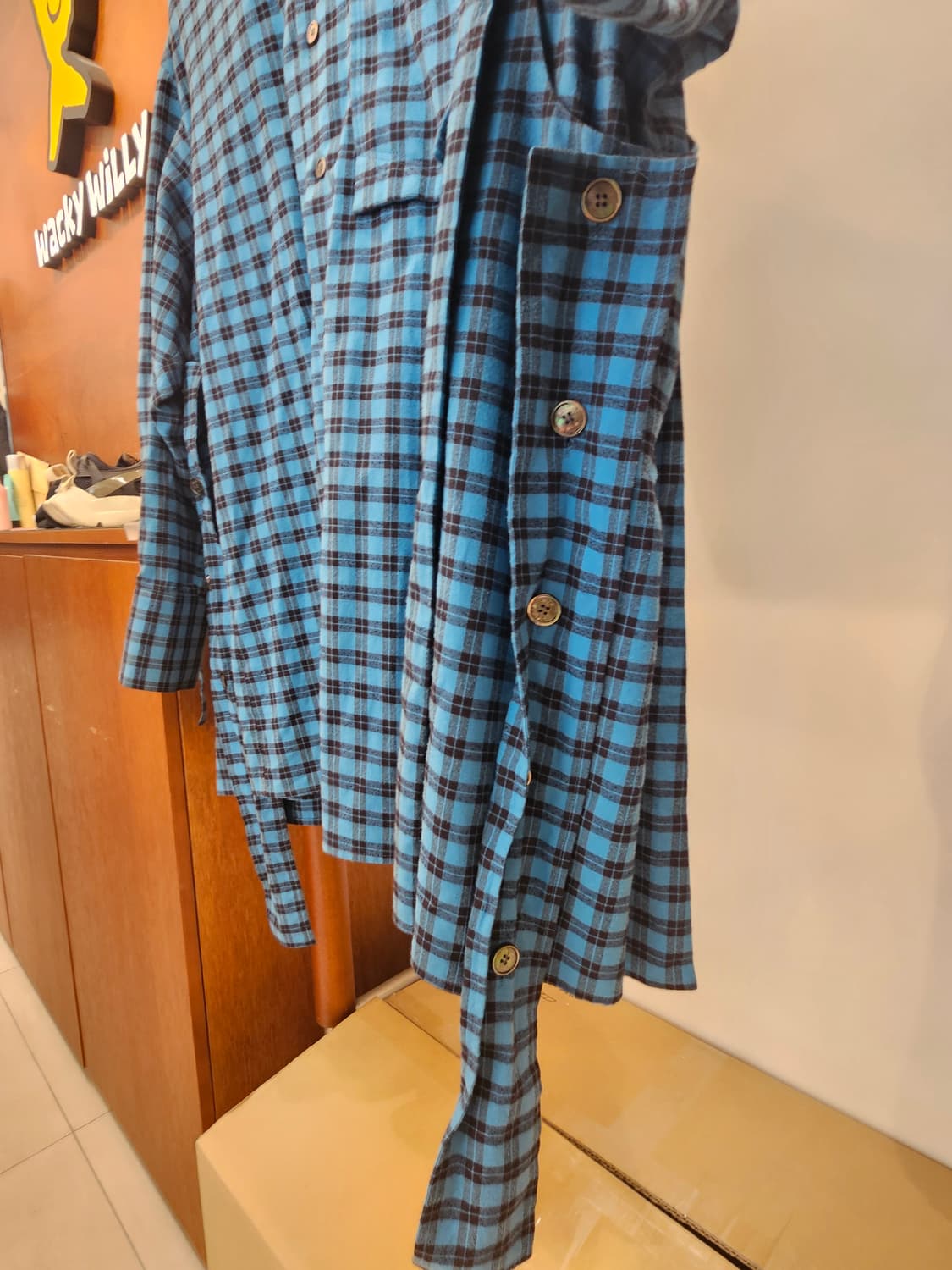 우영미 체크셔츠 판매합니다44사이즈 상품이미지4