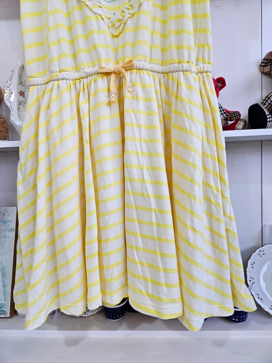 Mezzo Piano 옐로우 스트라이프 원피스 상품이미지5