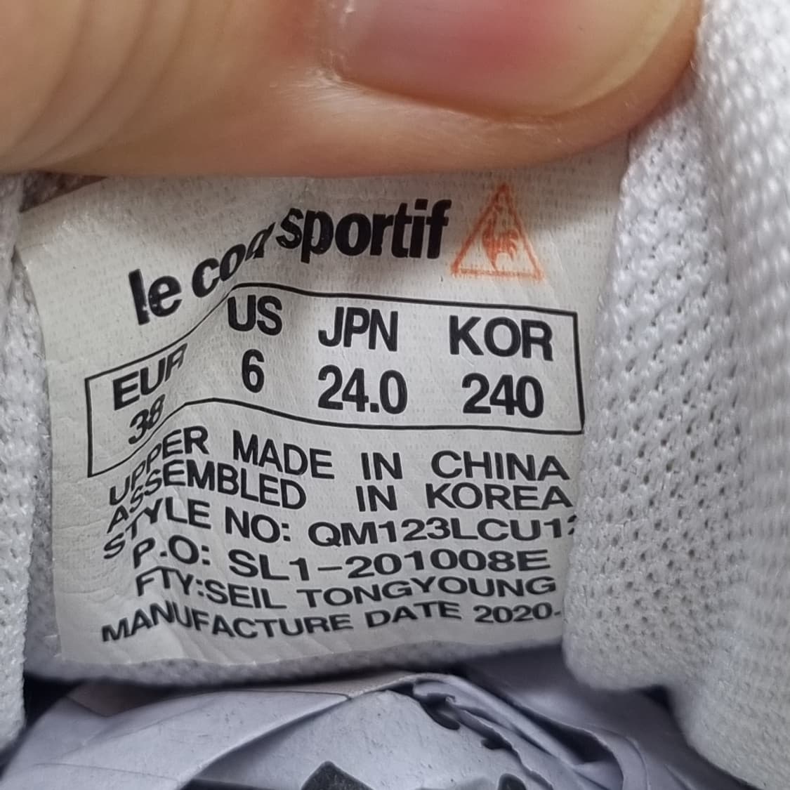 르꼬끄 스포르티브 운동화 240 상품이미지6