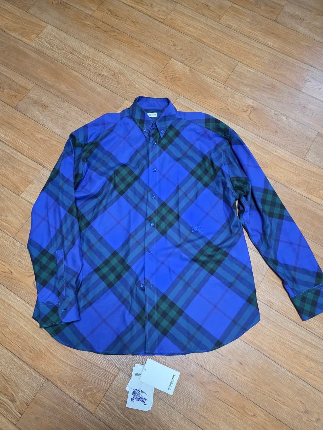 버버리 뉴시즌 체크 셔츠 상품이미지2