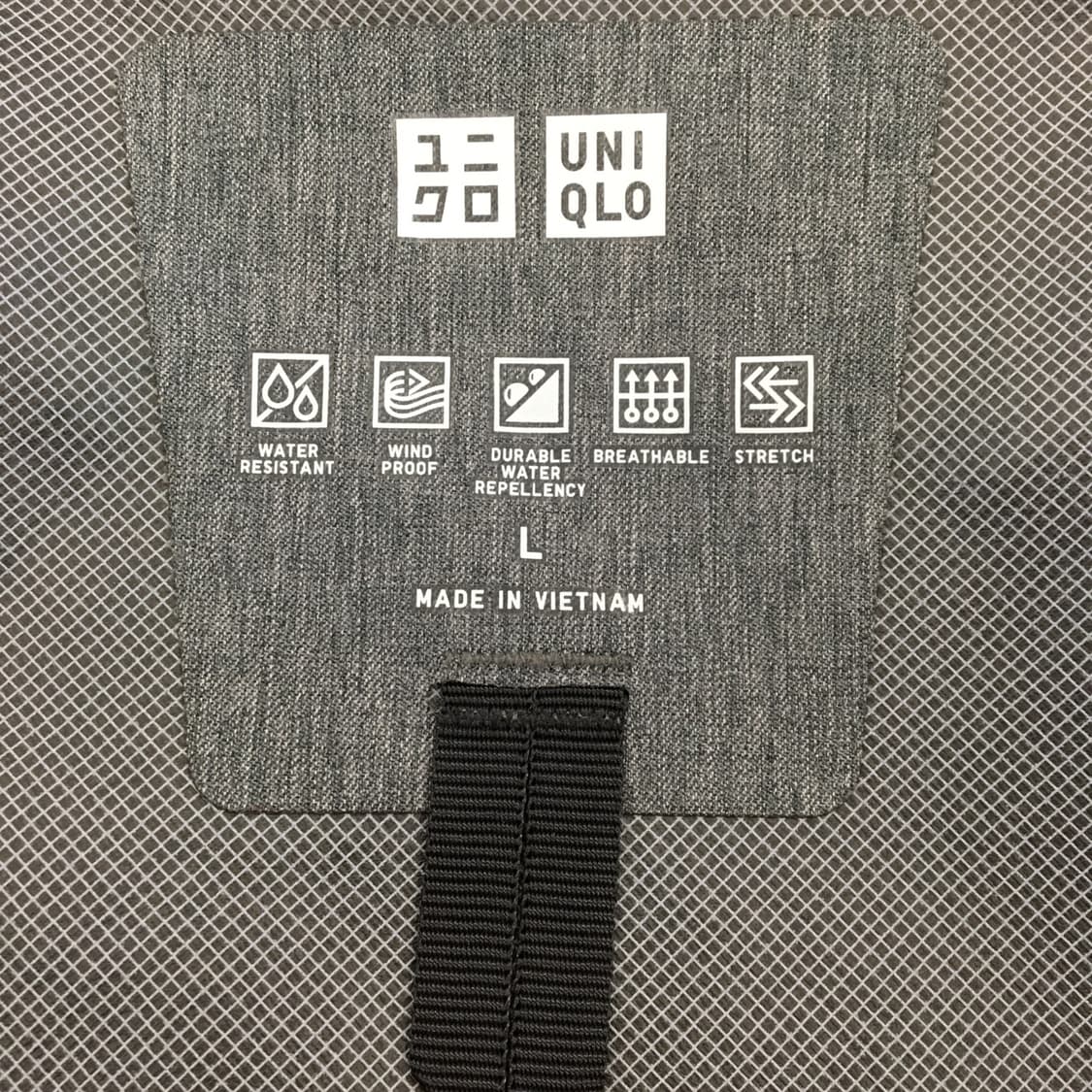 유니클로 블록테크 파카 L 그레이  상품이미지6